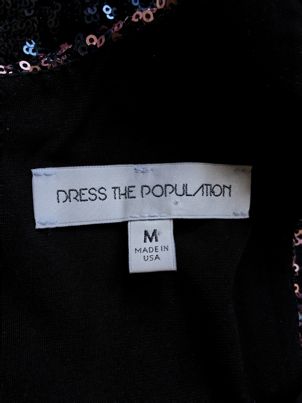 Dress the Population Andi Rose Gold to Black Ombre Sequin Mini Dress - Picture 15 of 16